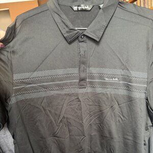Travis Mathew Golf Shirt  - EUC - Black and gray XXL